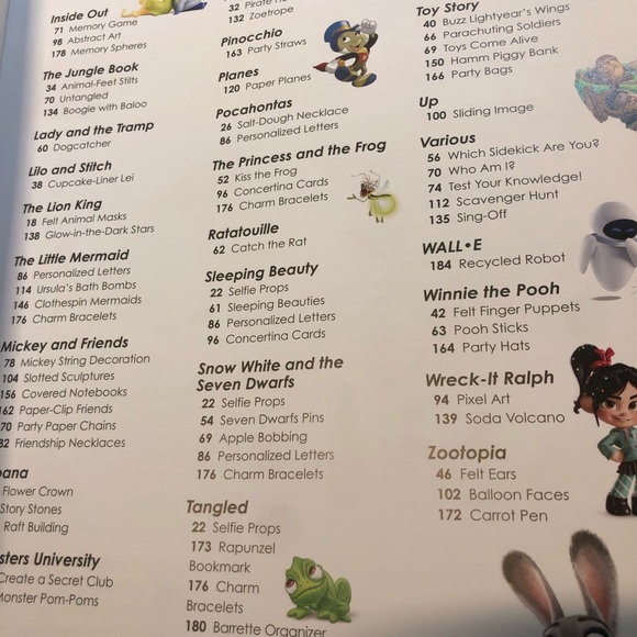 Disney Hardcover Idea Book , more than 100 Crafts, activities & games - Picture 5 of 12